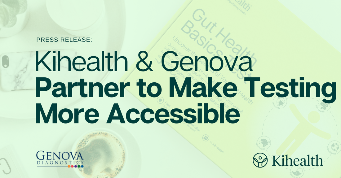 Kihealth and Genova Diagnostics Partner to Make Comprehensive Gut Health Testing Easier and More Accessible